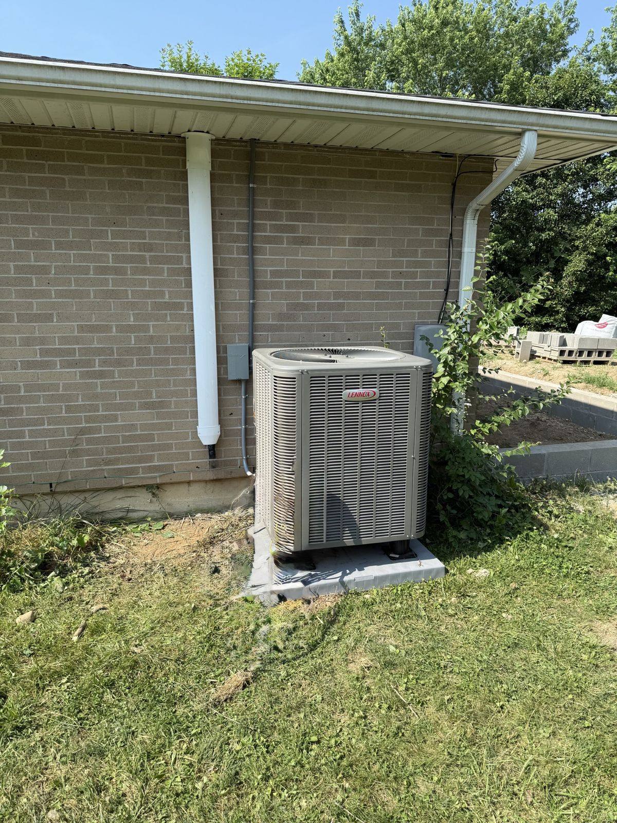AC Install in Troy by Legacy Heating and Air